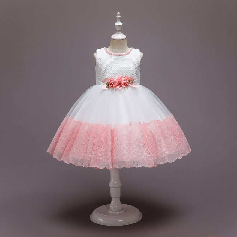 Princess Pompom Skirt Dress