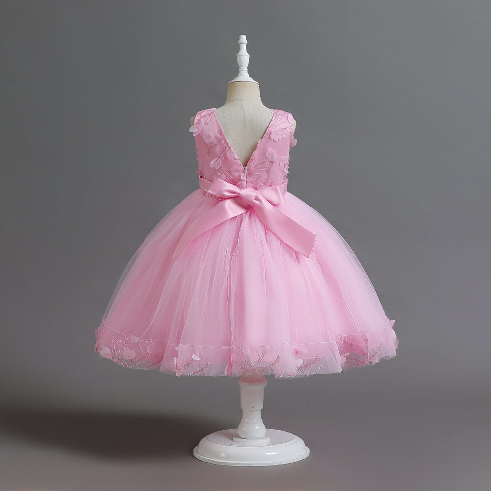 Pompom Tulle Dress