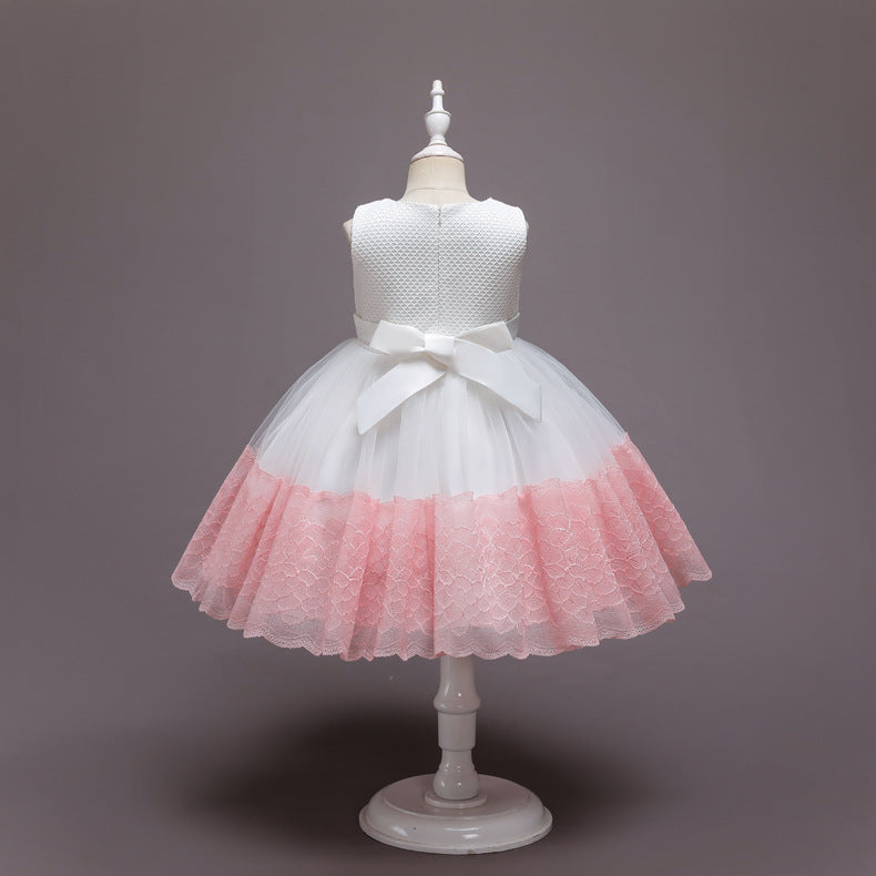 Princess Pompom Skirt Dress