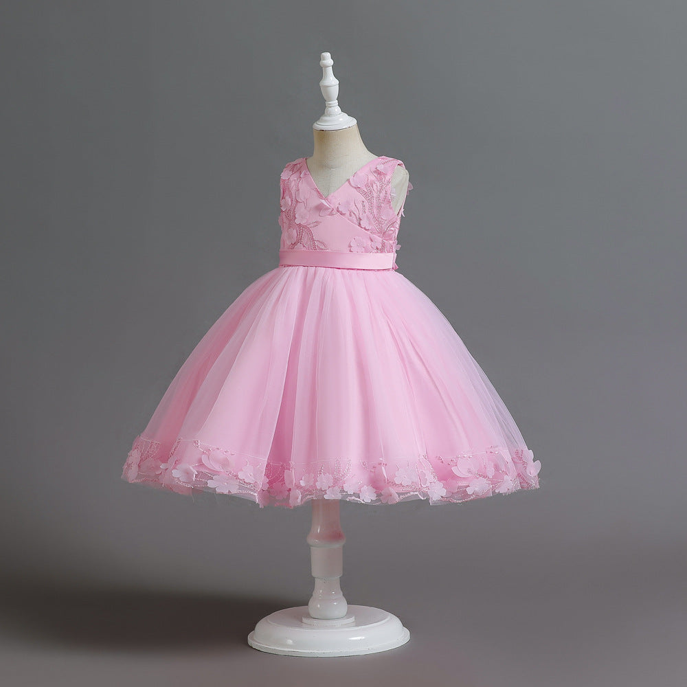 Pompom Tulle Dress