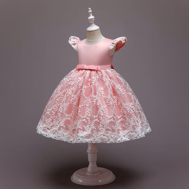 Princess Pompom Skirt Dress