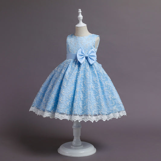 Princess Pompom Skirt Dress