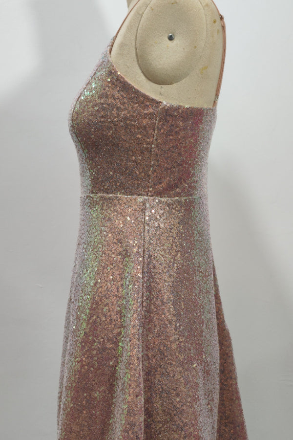 Sexy Sequin V-Neck Party Dress