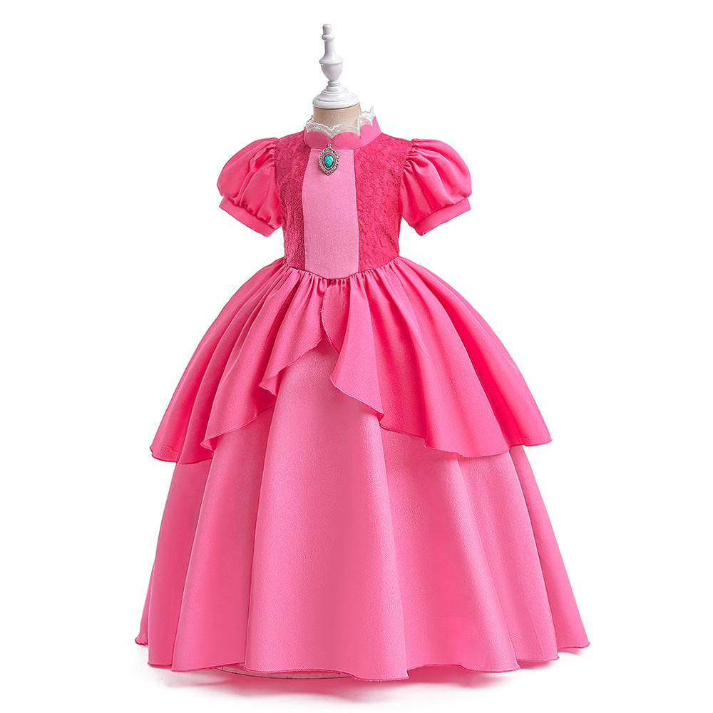 Puffy Lace Dresses Children's Dresses