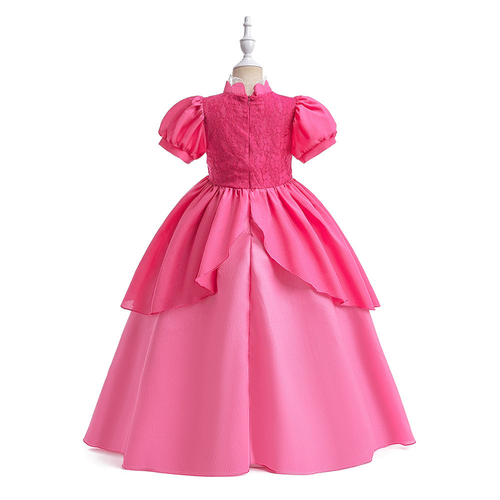 Puffy Lace Dresses Children's Dresses