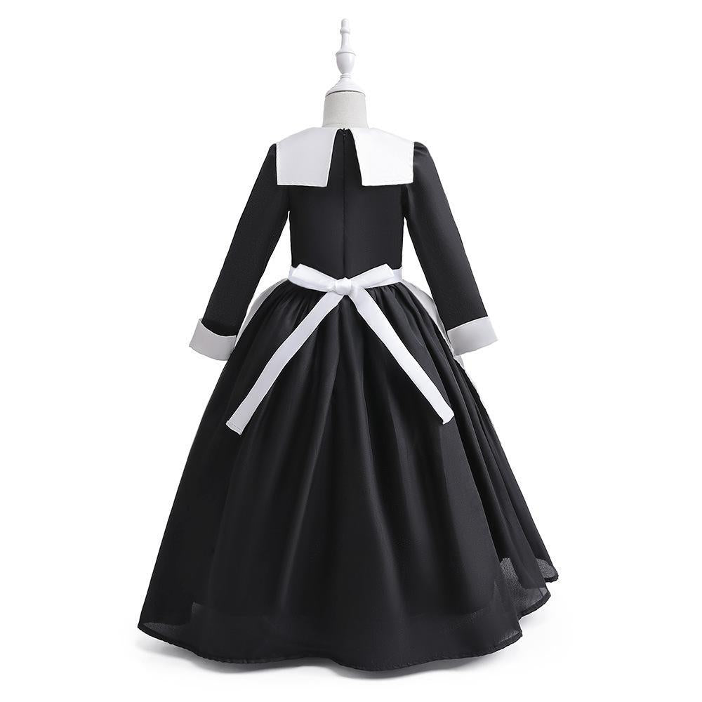 Ruffle Neck Send Hat Children's Dress