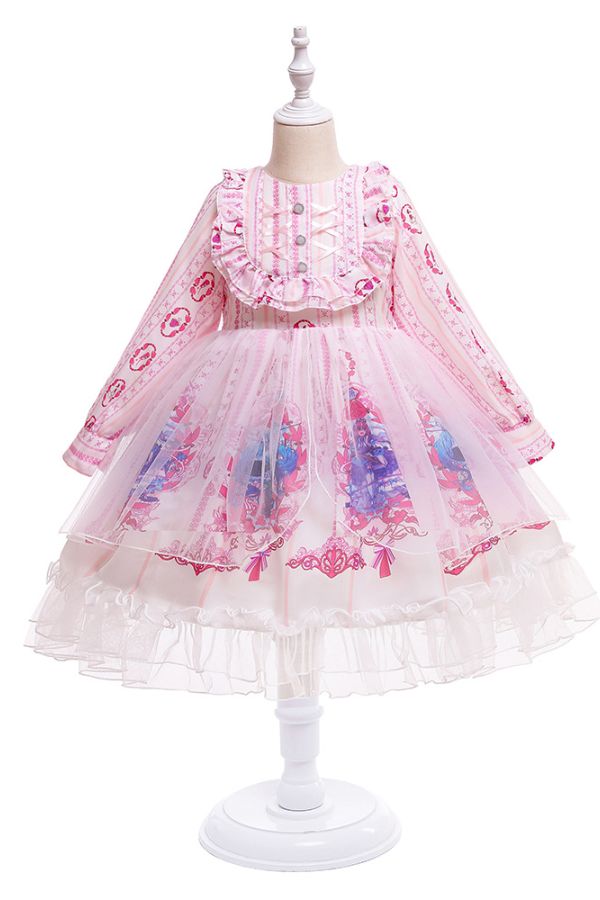 Lolita Gown with Puffy Tulle Skirt