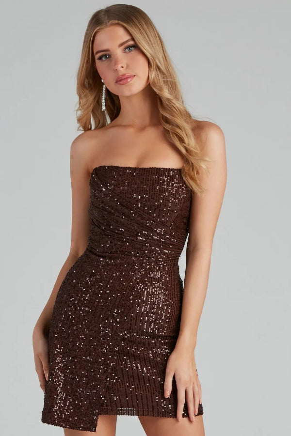 Sexy Tight Sequin Hot Girl Bodycon Dress