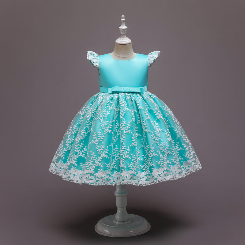 Princess Pompom Skirt Dress