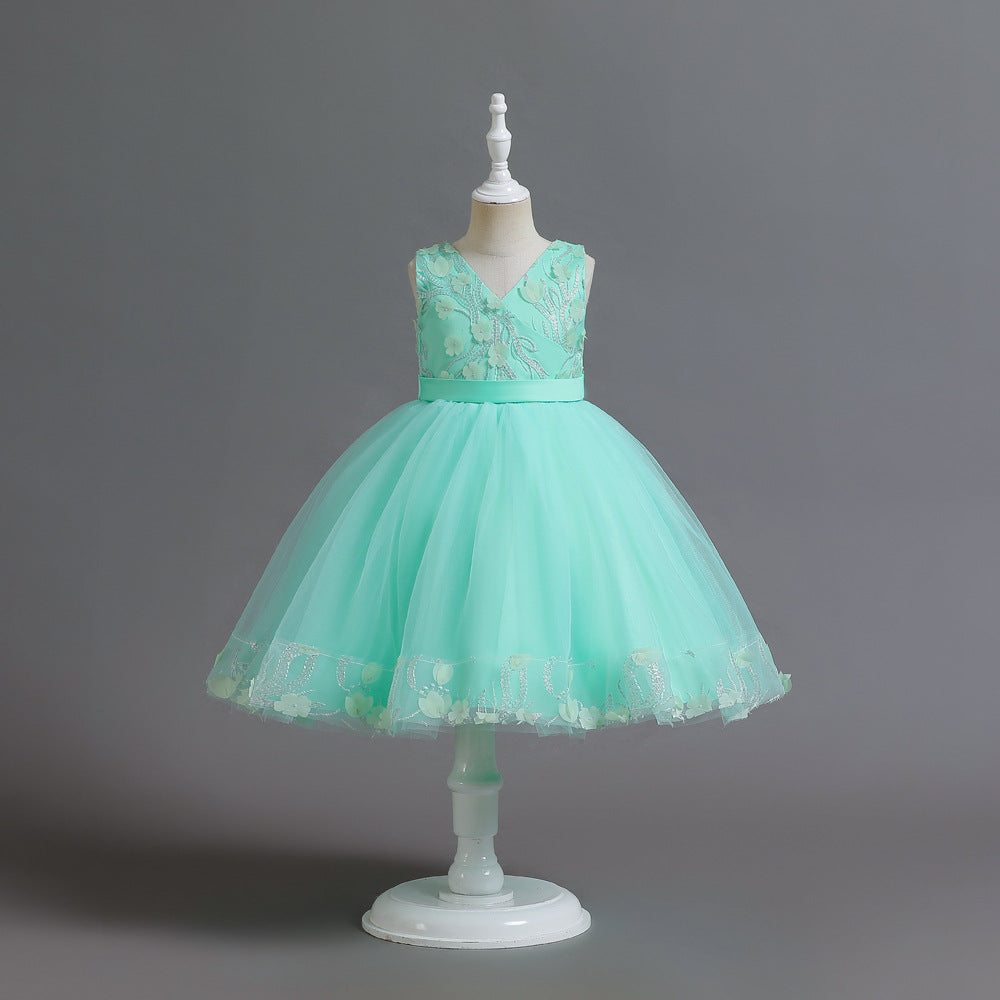 Pompom Tulle Dress