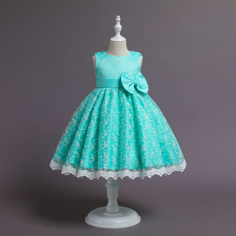 Princess Pompom Skirt Dress