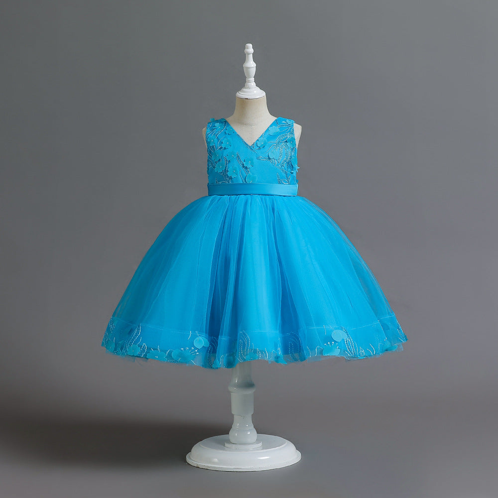 Pompom Tulle Dress